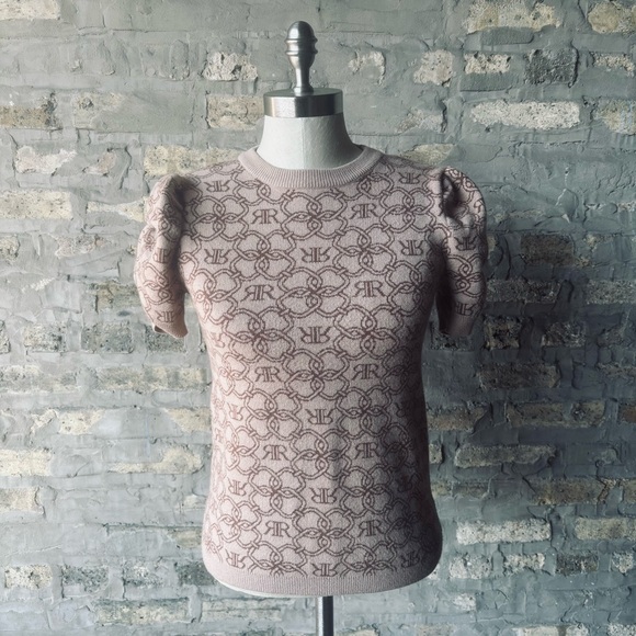 River Island Patterned Blouse - Picture 1 of 6